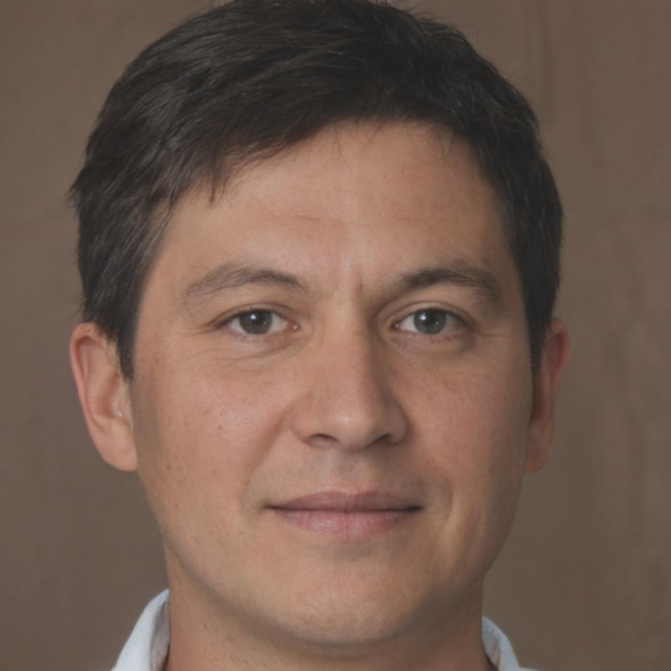 Retrato profesional de analista de riesgos